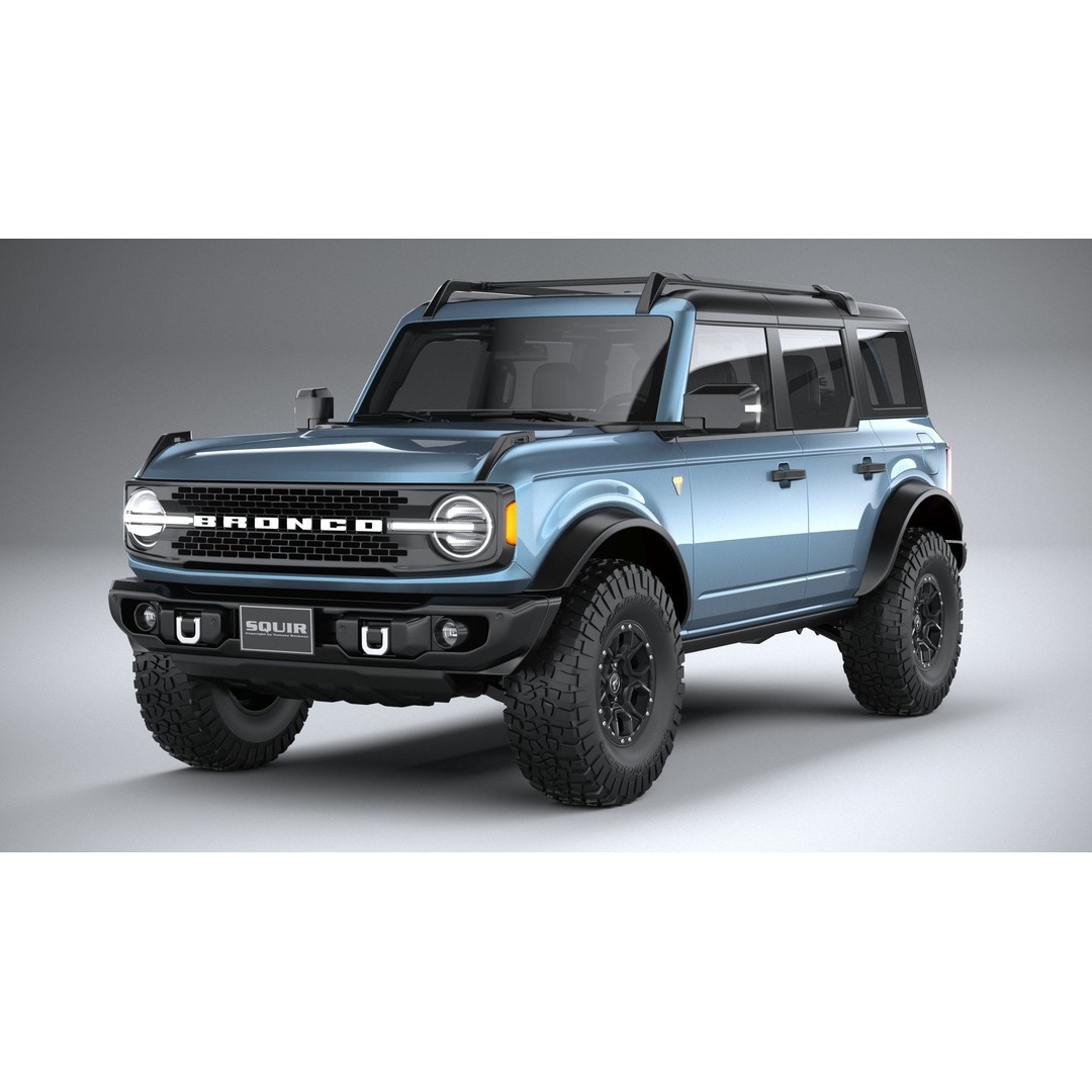 Bronco Badlands 3D Model – High Poly SUV Asset, FBX, OBJ, 3dsmax - View 4