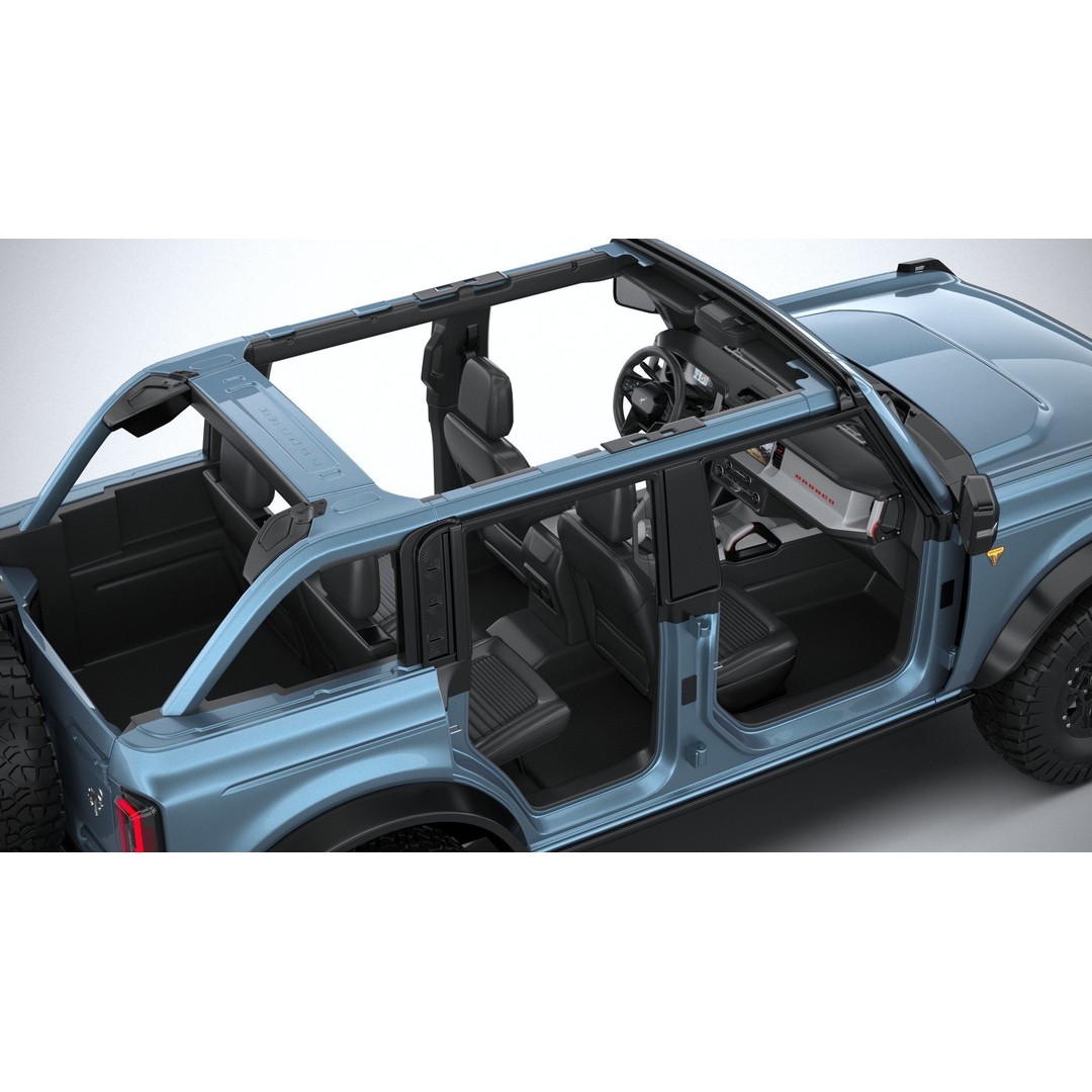 Bronco Badlands 3D Model – High Poly SUV Asset, FBX, OBJ, 3dsmax - View 40