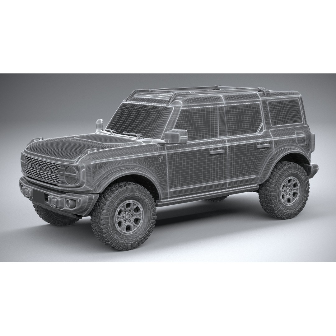 Bronco Badlands 3D Model – High Poly SUV Asset, FBX, OBJ, 3dsmax - View 43
