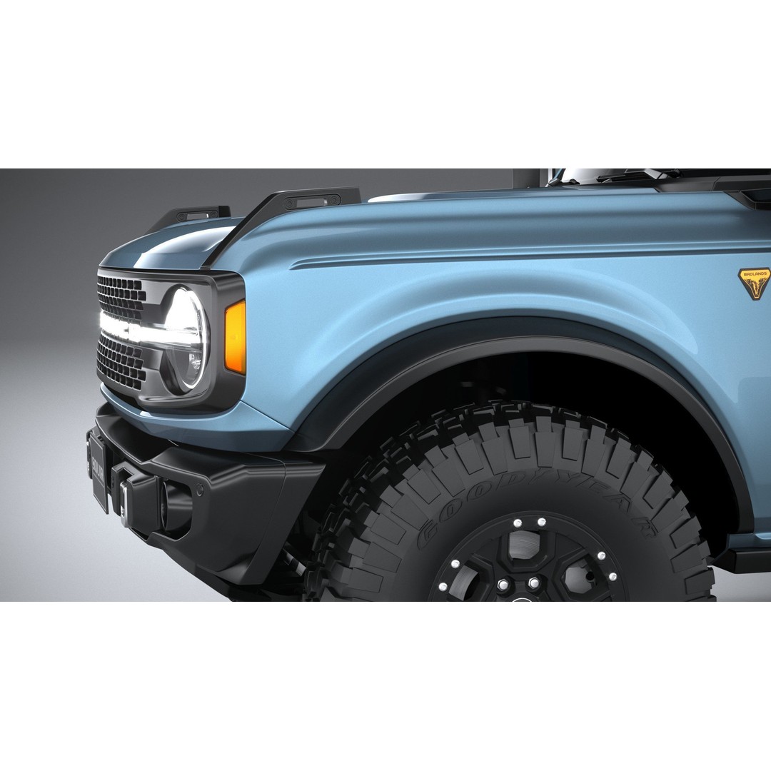 Bronco Badlands 3D Model – High Poly SUV Asset, FBX, OBJ, 3dsmax - View 5