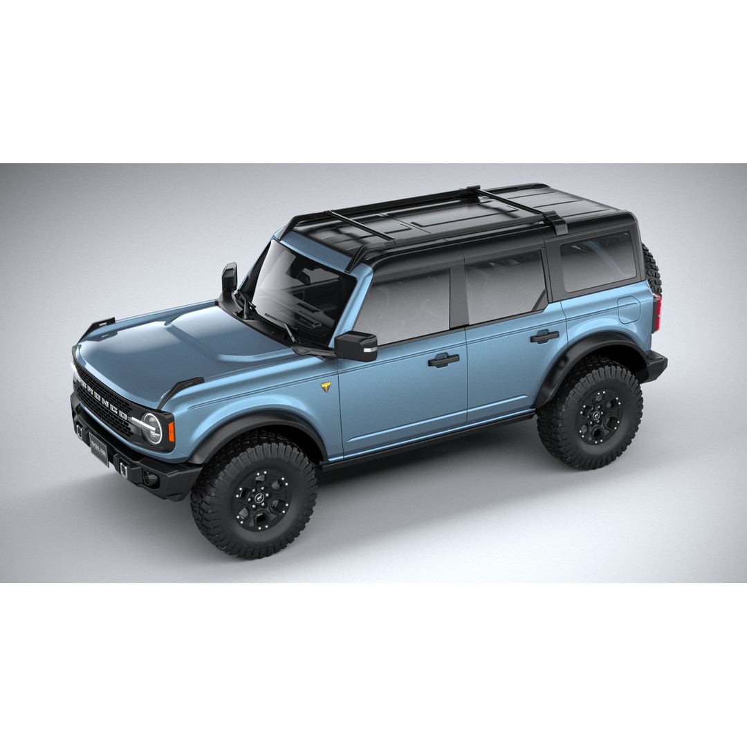 Bronco Badlands 3D Model – High Poly SUV Asset, FBX, OBJ, 3dsmax - View 9