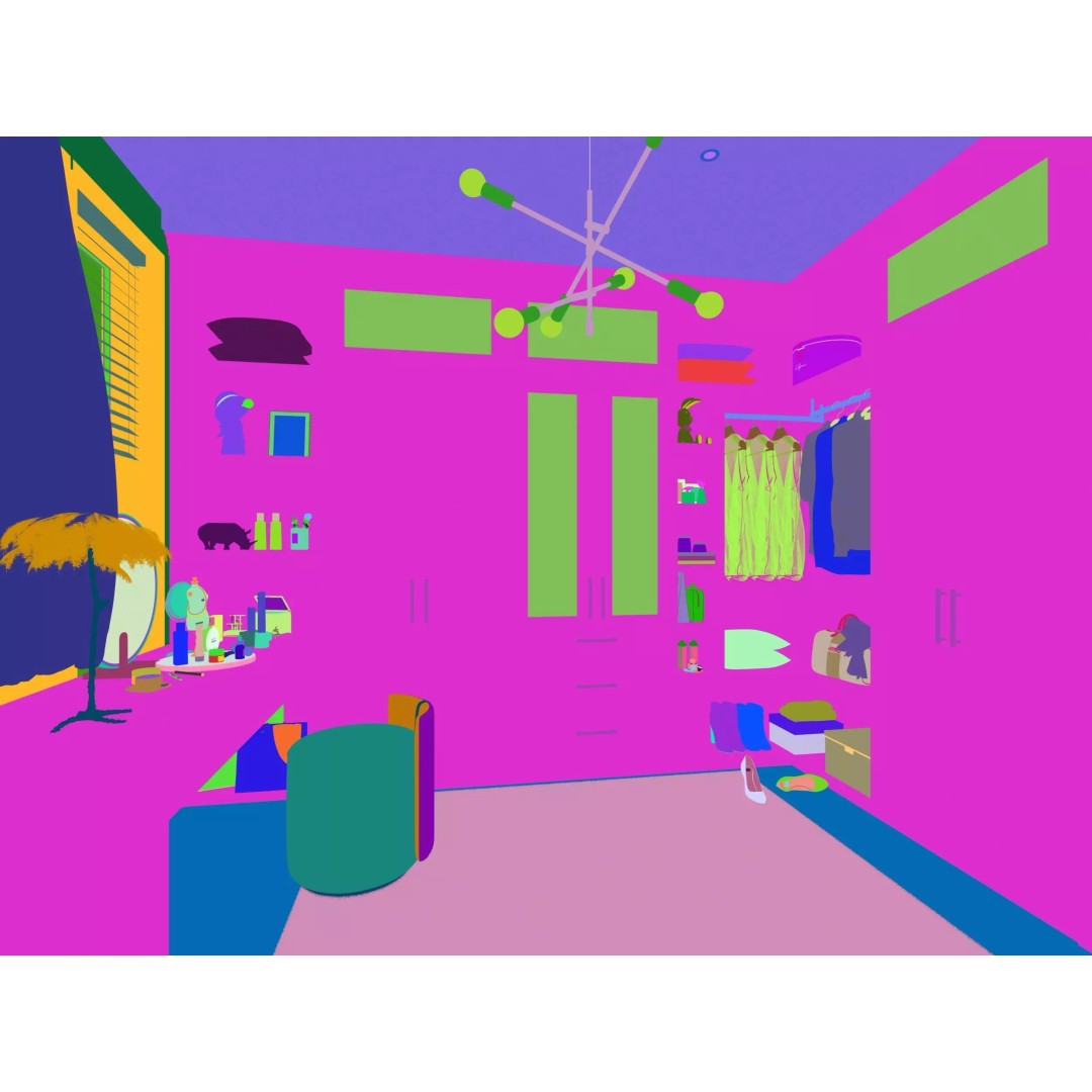 Cloakroom Dressing Room 3D Model – Luxury Interior Asset, FBX, OBJ