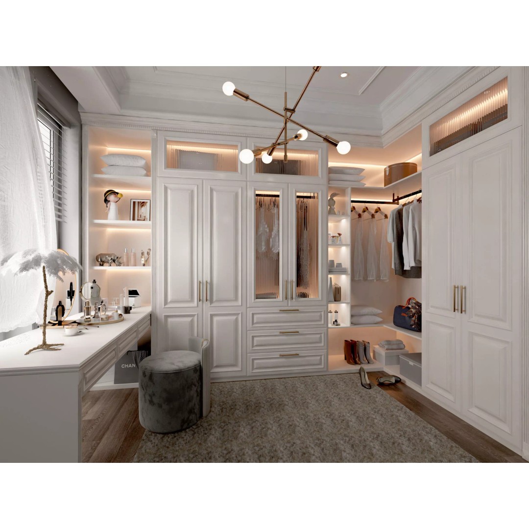 Cloakroom Dressing Room 3D Model – Luxury Interior Asset, FBX, OBJ - View 2