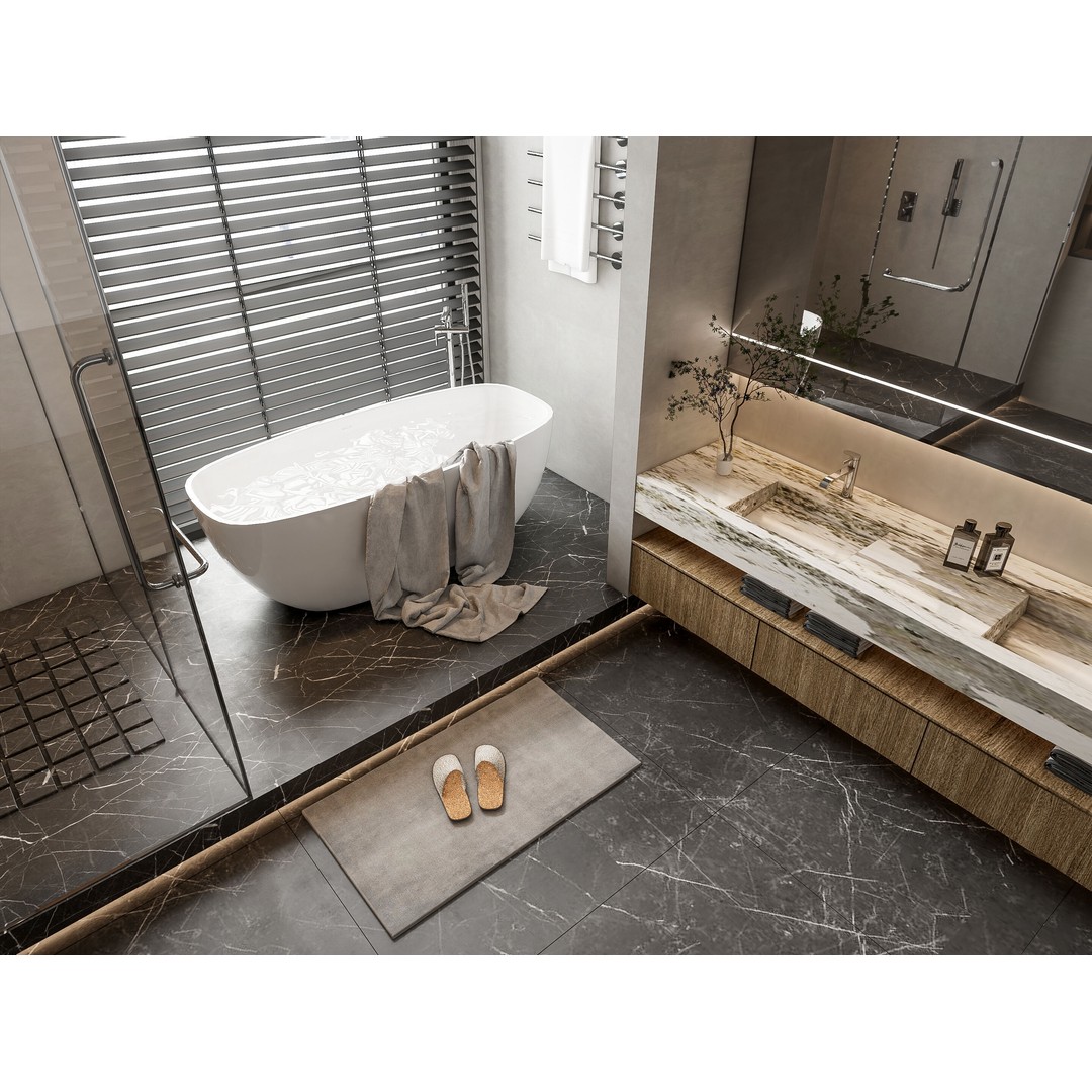 Modern Bathroom 3D Model – Elegant Vanity Scene, FBX, Blender, PBR - View 5