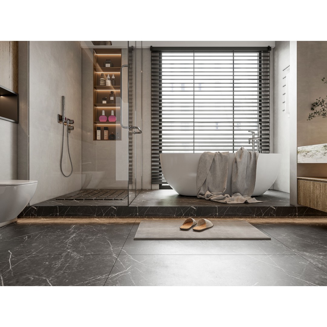 Modern Bathroom 3D Model – Elegant Vanity Scene, FBX, Blender, PBR - View 8