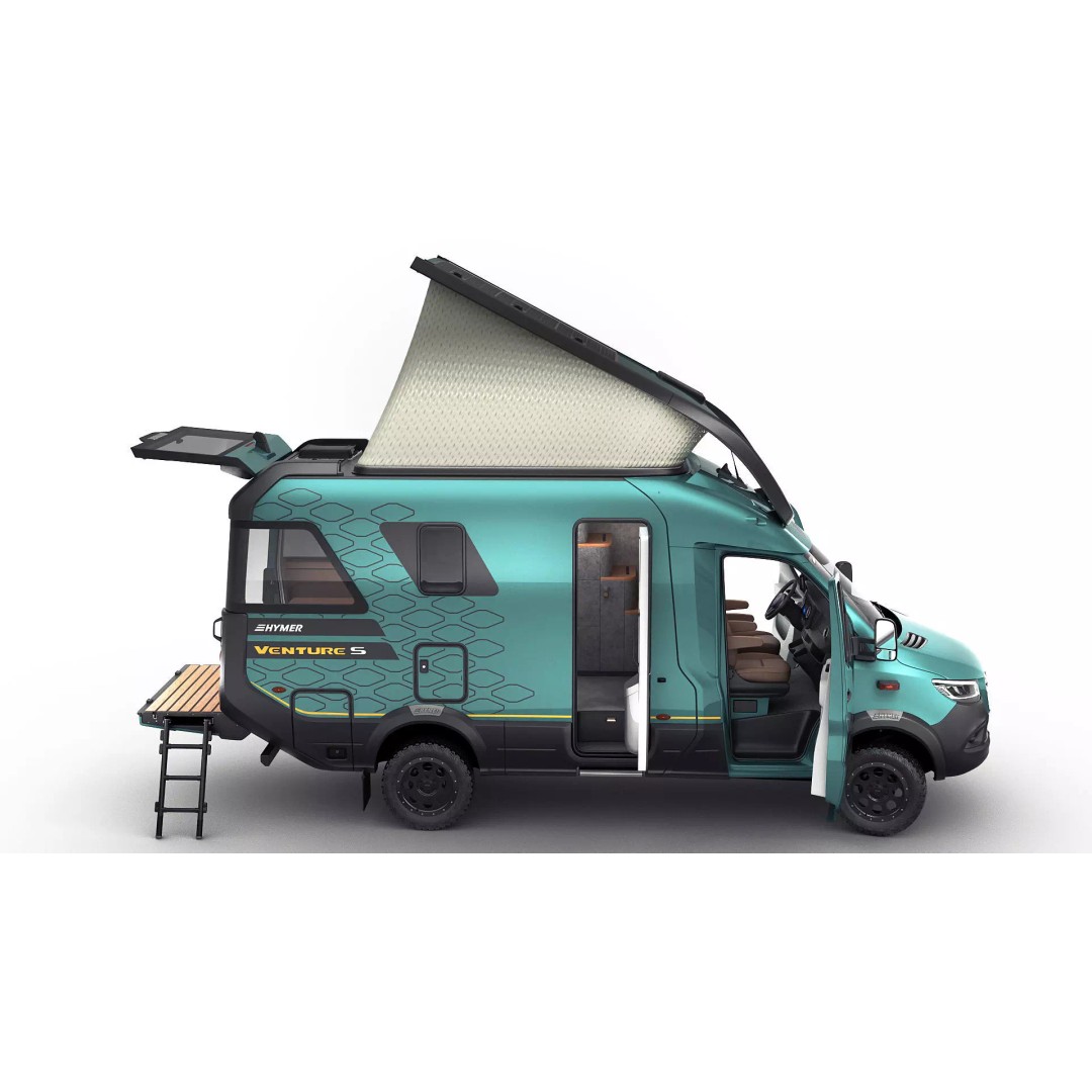 Hymer Venture S 3D Model – Detailed Vehicle with Openable Doors, FBX, OBJ - View 10