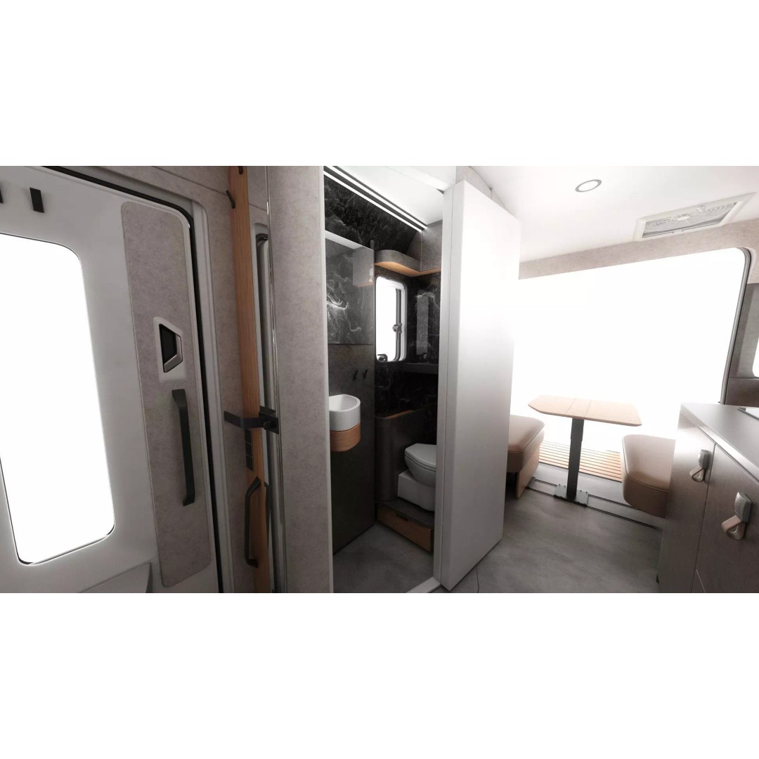 Hymer Venture S 3D Model – Detailed Vehicle with Openable Doors, FBX, OBJ - View 32