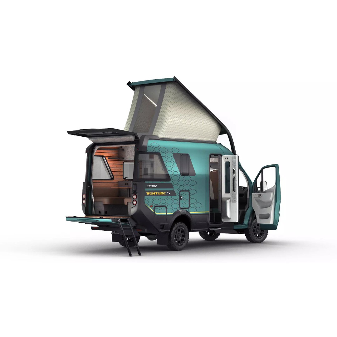 Hymer Venture S 3D Model – Detailed Vehicle with Openable Doors, FBX, OBJ - View 4