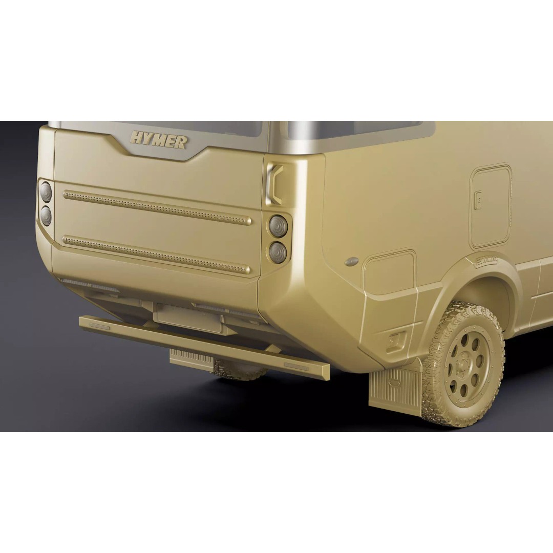 Hymer Venture S 3D Model – Detailed Vehicle with Openable Doors, FBX, OBJ - View 43