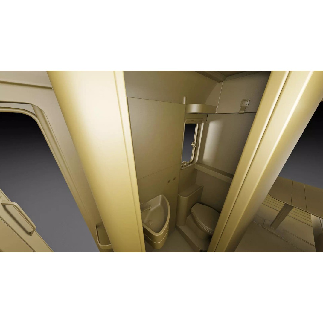 Hymer Venture S 3D Model – Detailed Vehicle with Openable Doors, FBX, OBJ - View 47