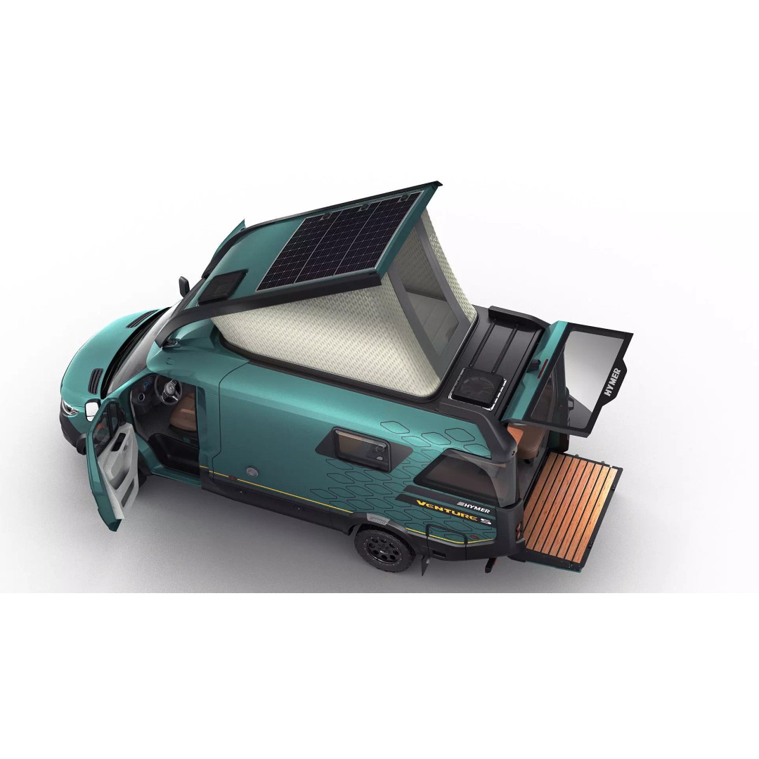 Hymer Venture S 3D Model – Detailed Vehicle with Openable Doors, FBX, OBJ - View 6