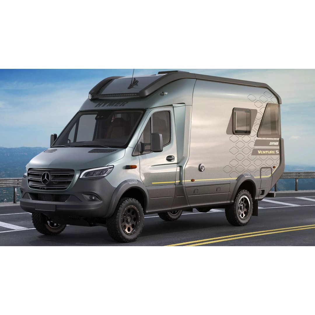 Hymer Venture S 3D Model – Detailed Vehicle with Openable Doors, FBX, OBJ - View 7