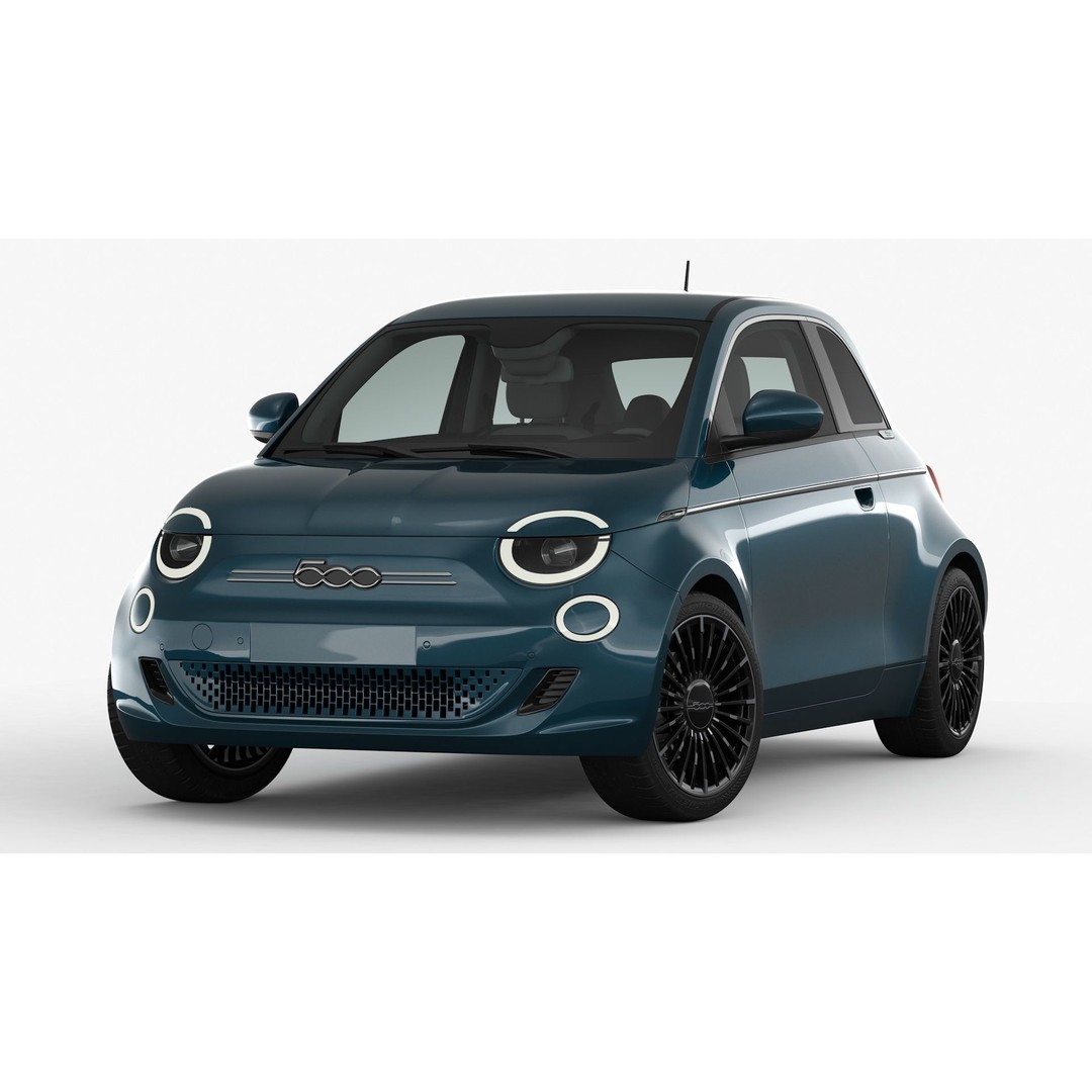 Fiat 500 3D Model – High Poly City Car, FBX, OBJ, PBR Textures - View 4