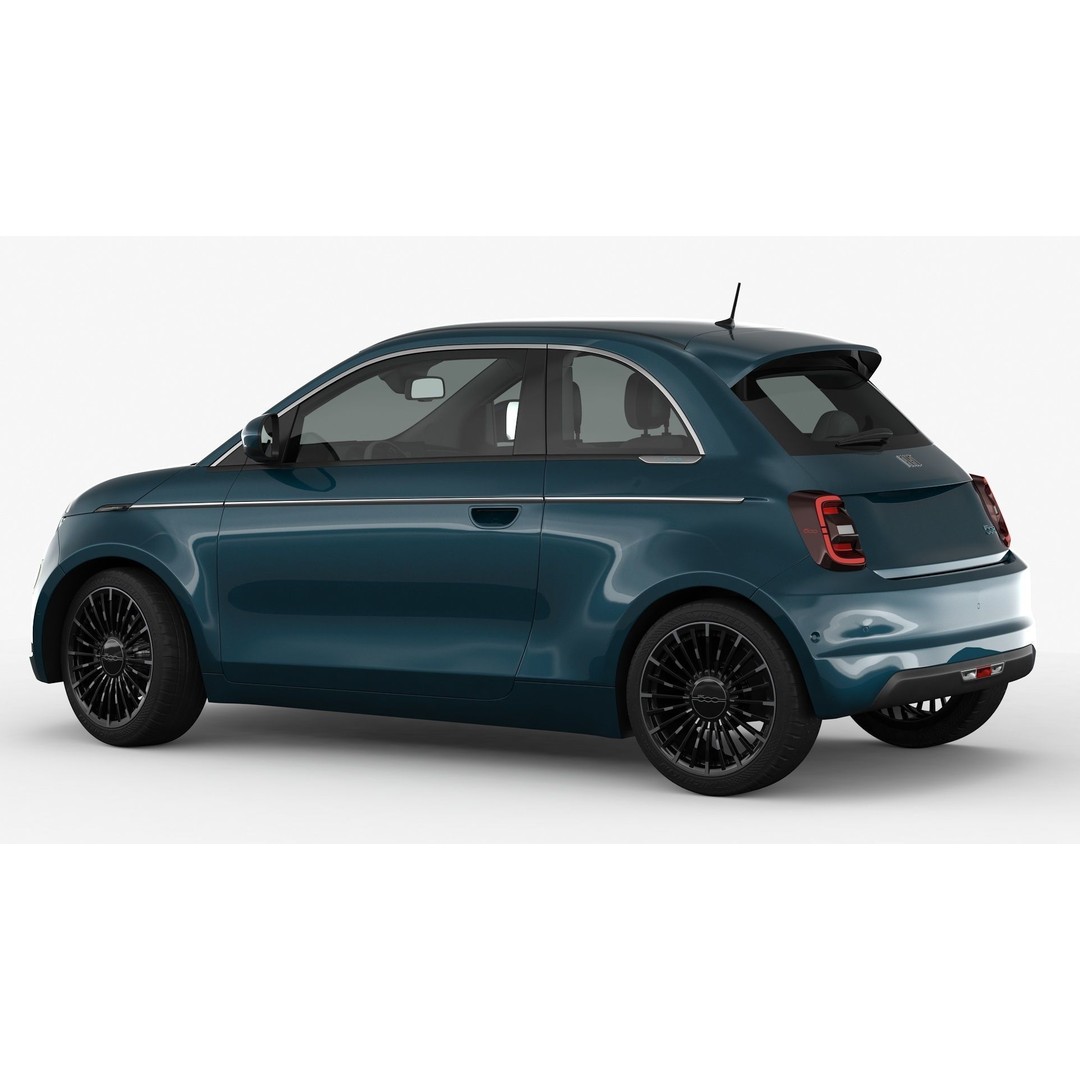 Fiat 500 3D Model – High Poly City Car, FBX, OBJ, PBR Textures - View 6