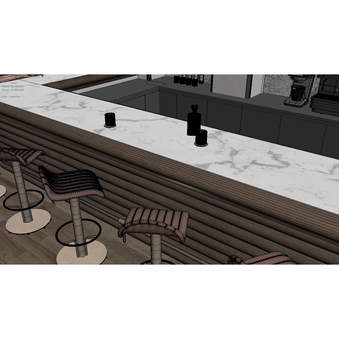 Ethnic Restaurant 3D Model – Detailed Interior with Textures, FBX, OBJ - View 18