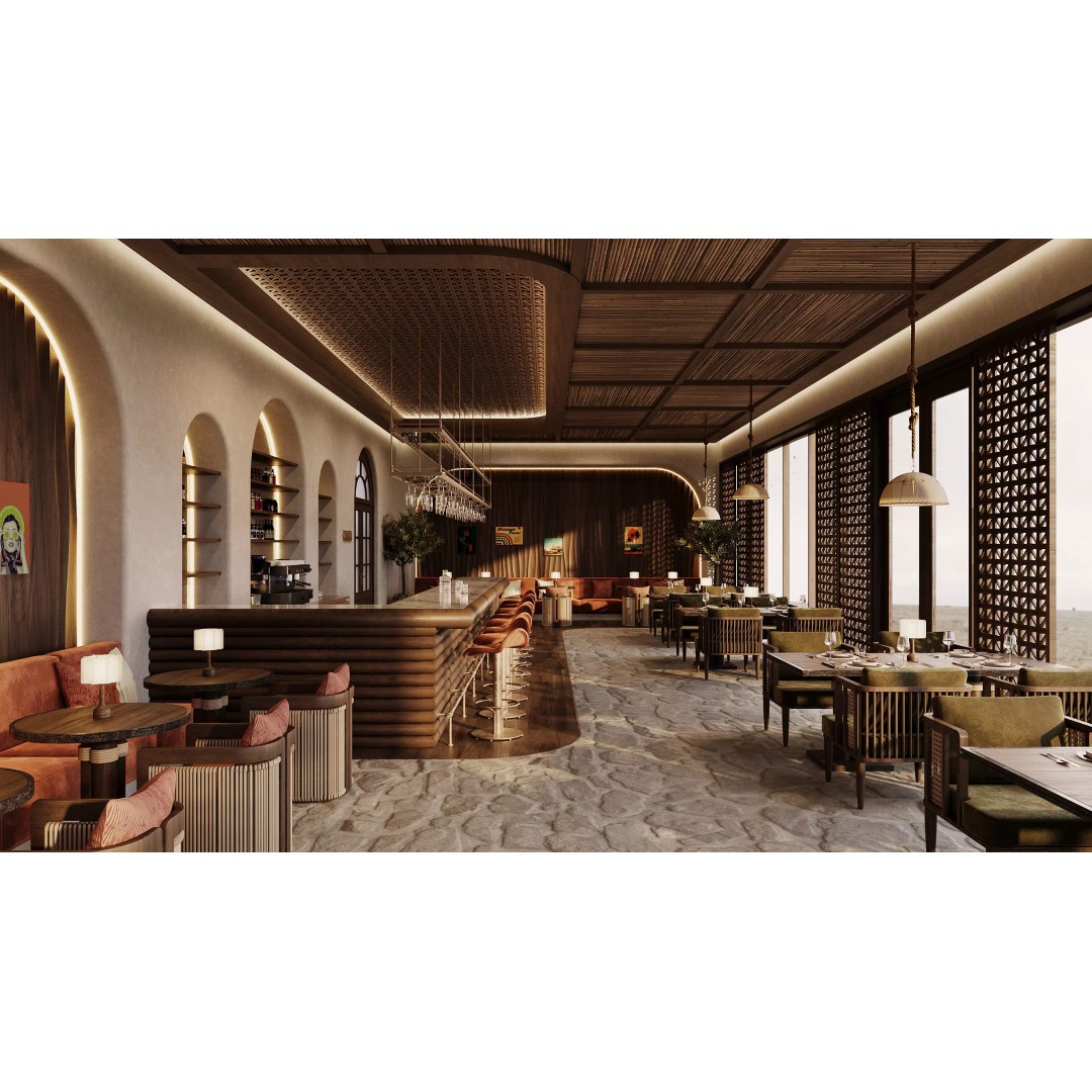 Ethnic Restaurant 3D Model – Detailed Interior with Textures, FBX, OBJ - View 2