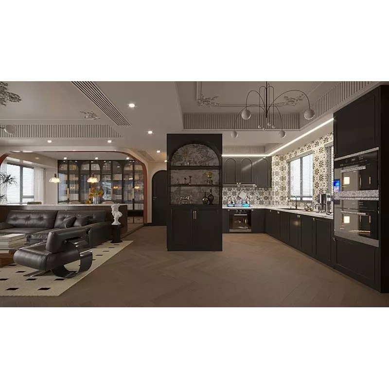 Contemporary Living Room 3D Model – High Poly Interior Asset, FBX - View 5