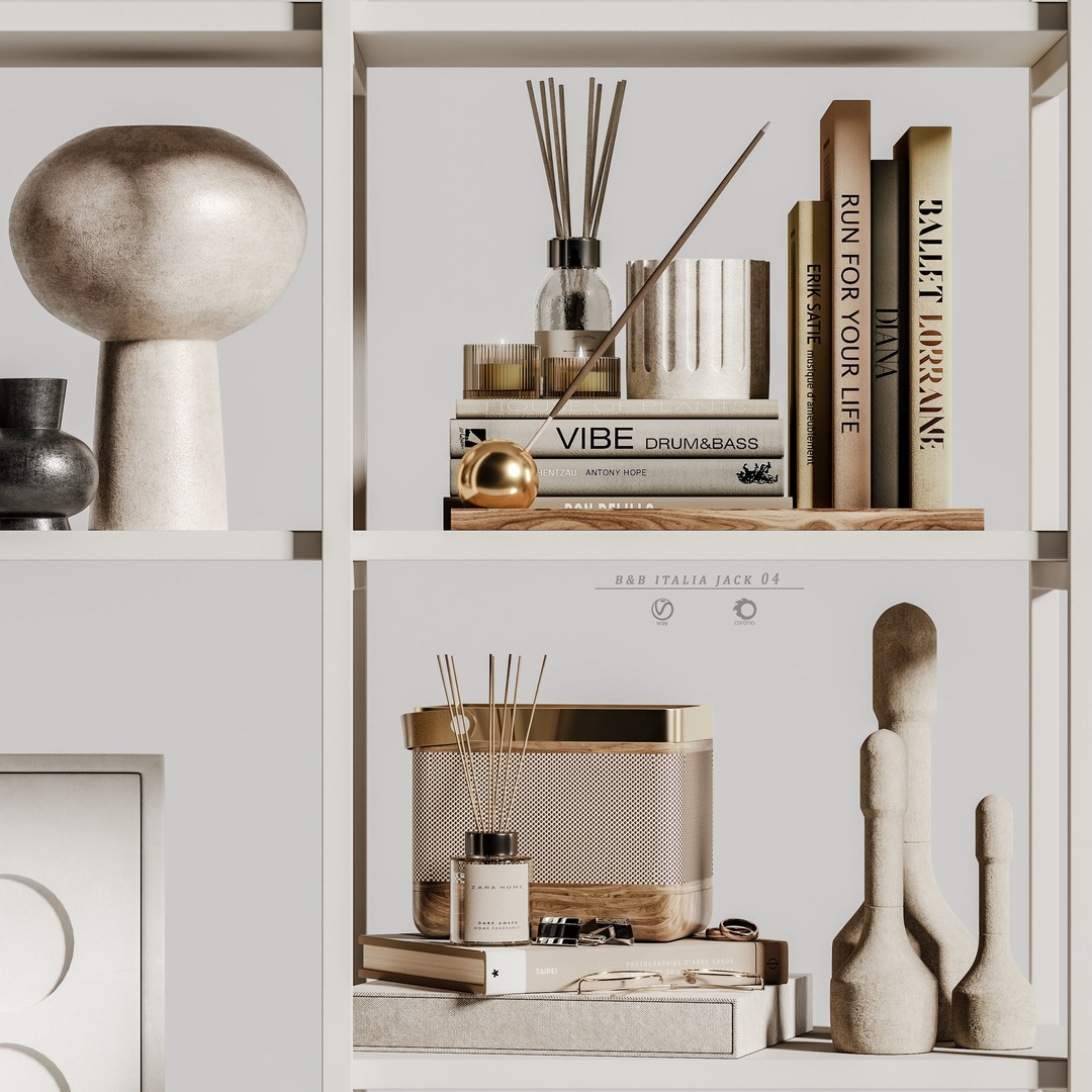 B&B Italia Jack 04 3D Model – High Poly Interior Asset, FBX, OBJ - View 7