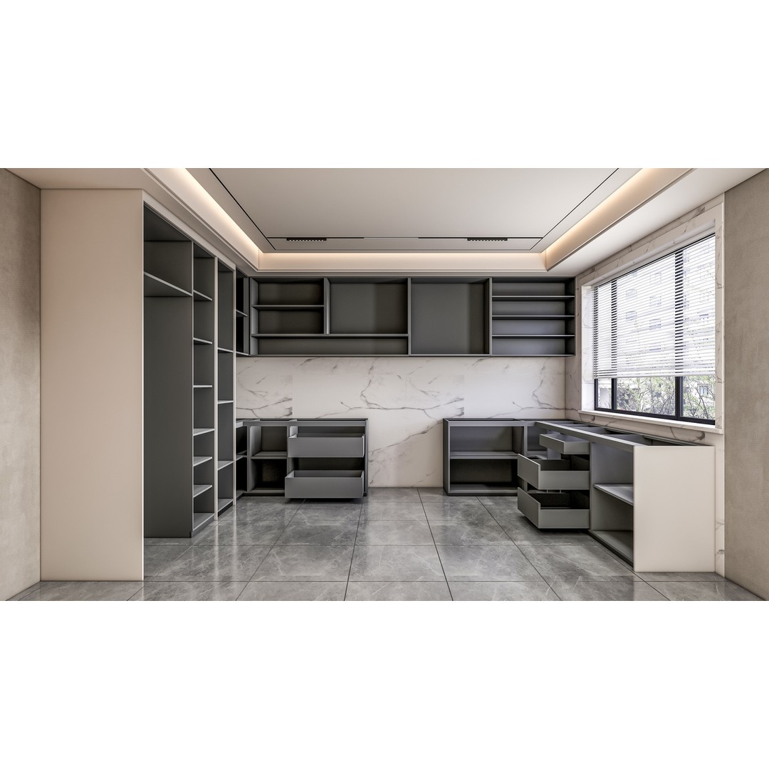 Kitchen 3D Model – Fully Parametric, Resizable, FBX, Blender - View 19