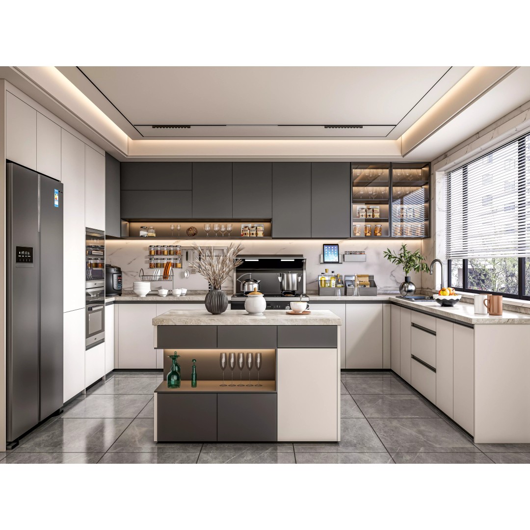 Kitchen 3D Model – Fully Parametric, Resizable, FBX, Blender - View 2