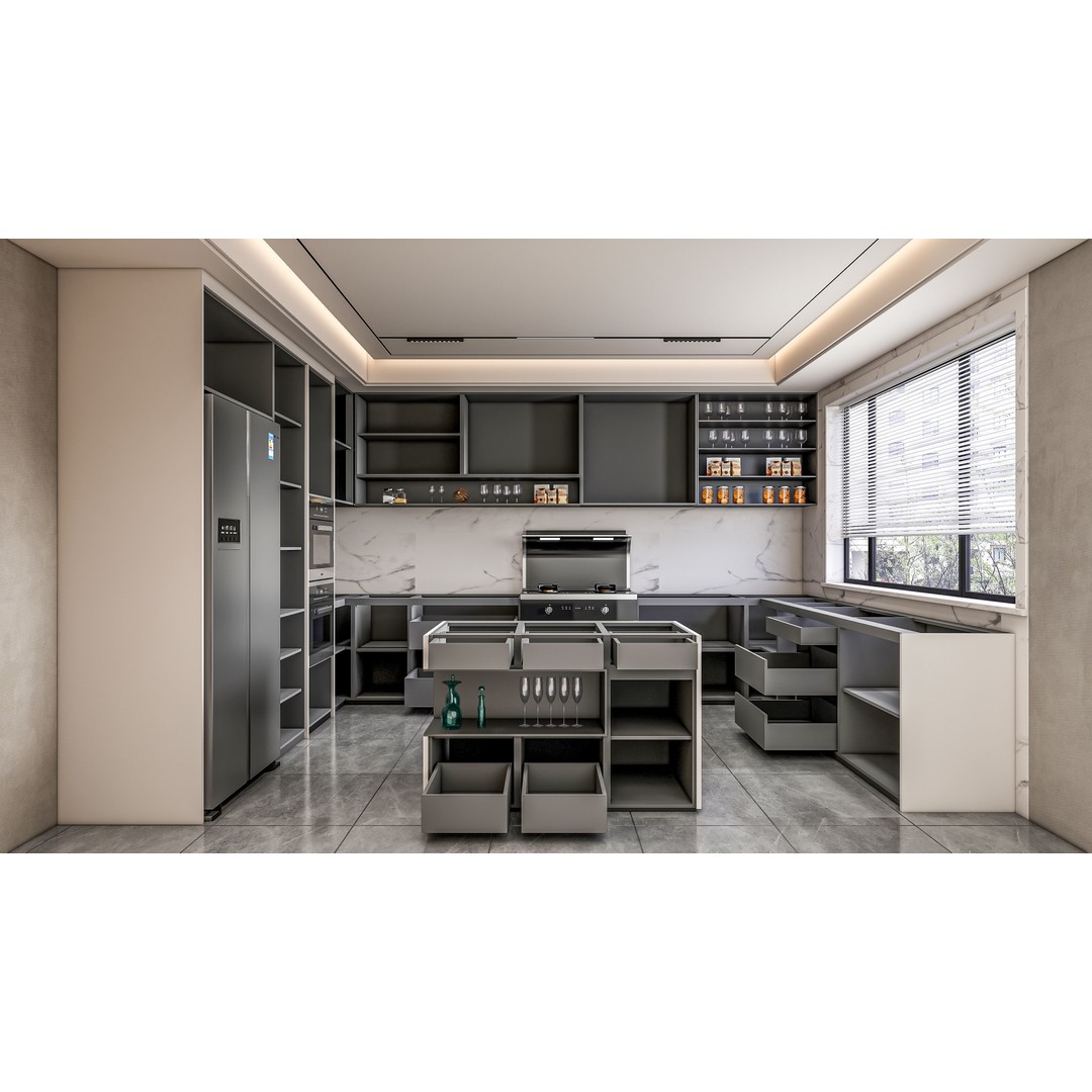 Kitchen 3D Model – Fully Parametric, Resizable, FBX, Blender - View 20