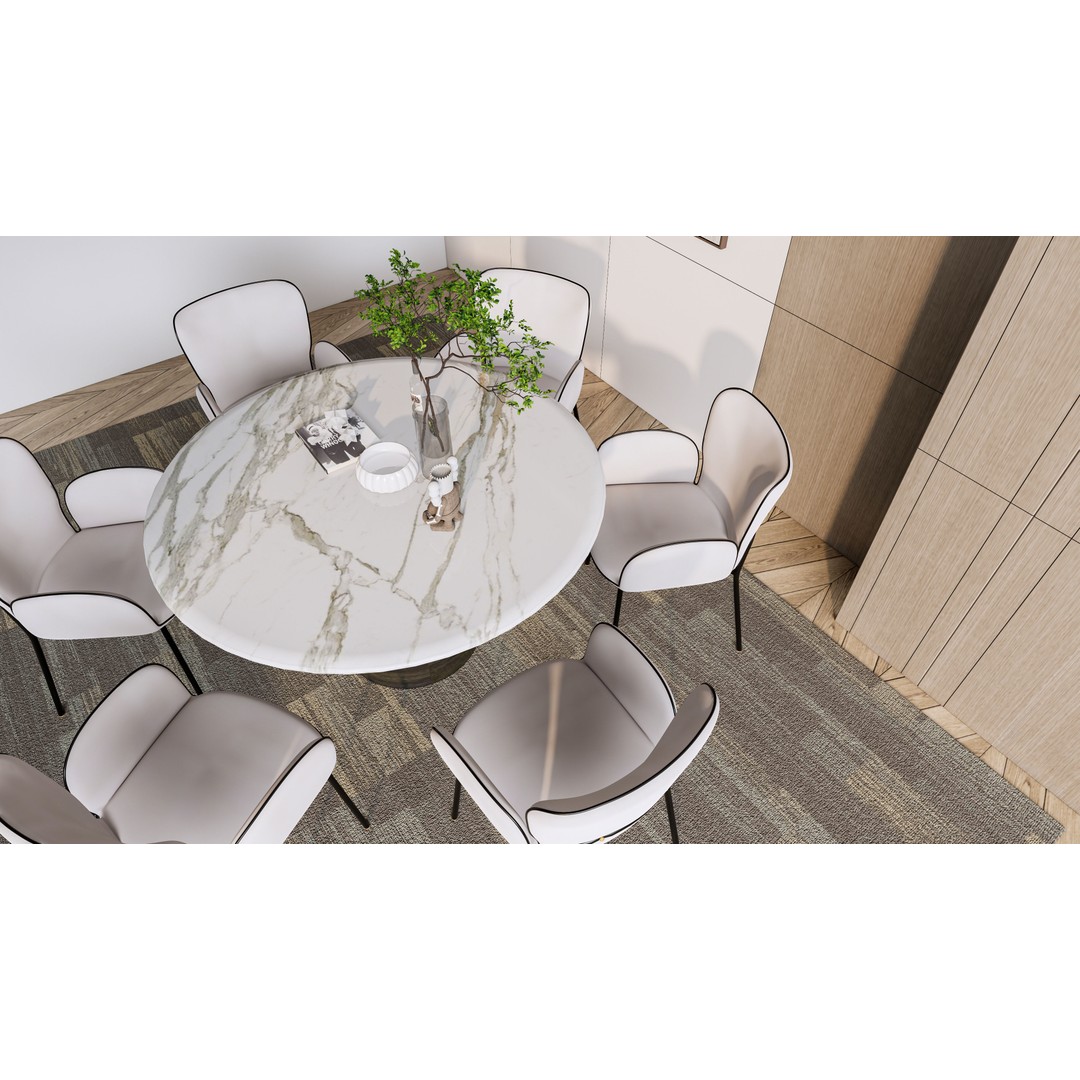 Dining Room 3D Model – Modern Full Scene with Textures & Lighting - View 14