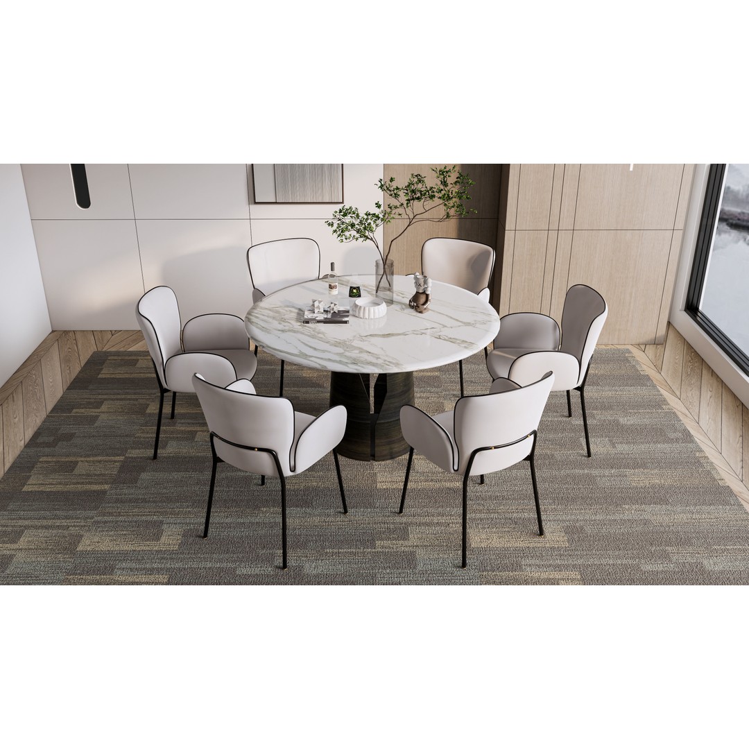 Dining Room 3D Model – Modern Full Scene with Textures & Lighting - View 2