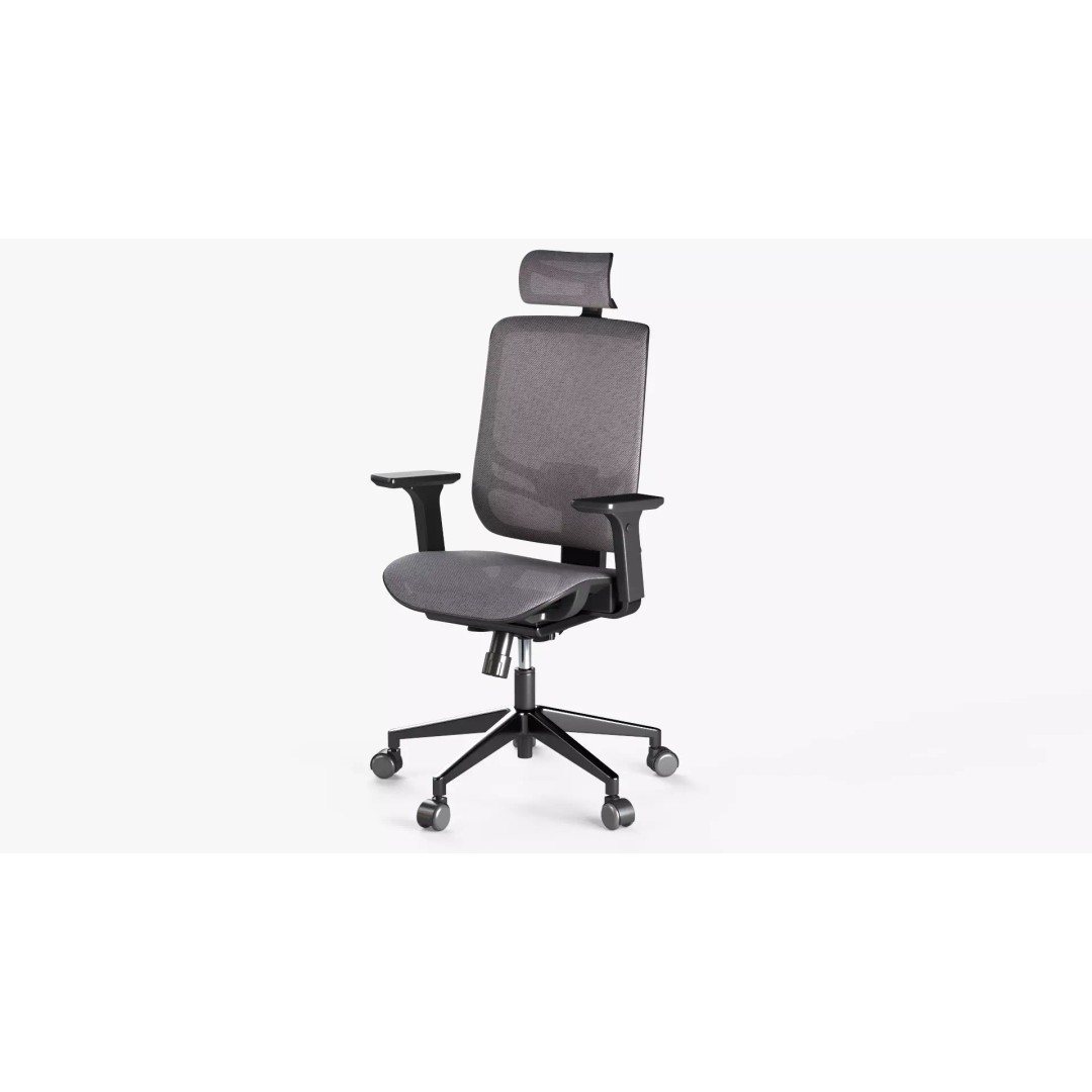 Realistic Office Chair 3D Model – High Poly PBR Asset, FBX, OBJ - View 2