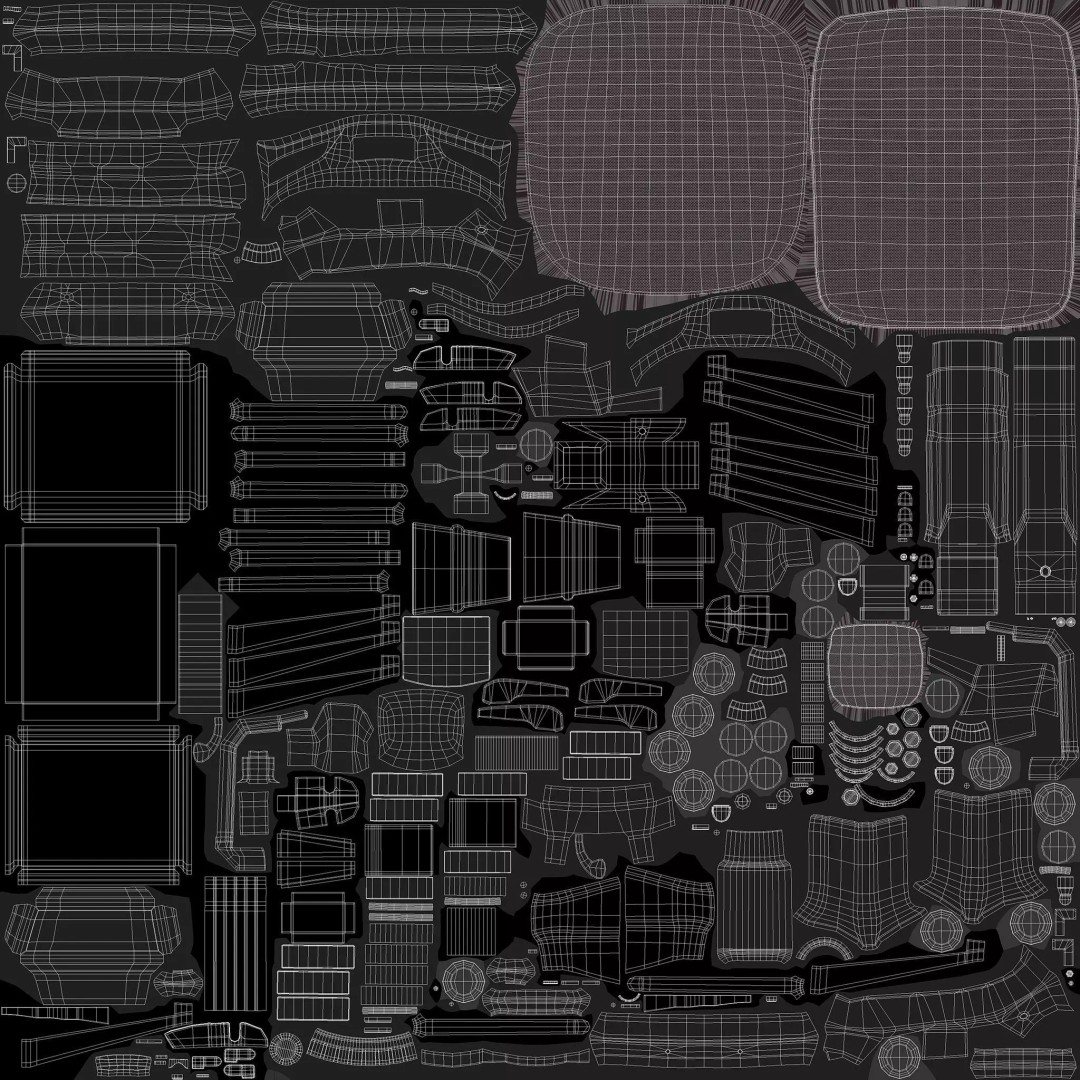 Realistic Office Chair 3D Model – High Poly PBR Asset, FBX, OBJ - View 9