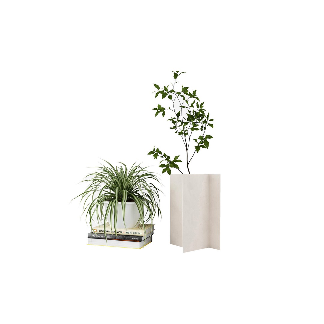 Interior Accessories 3D Model – High-Quality PBR Collection, FBX/OBJ - View 11