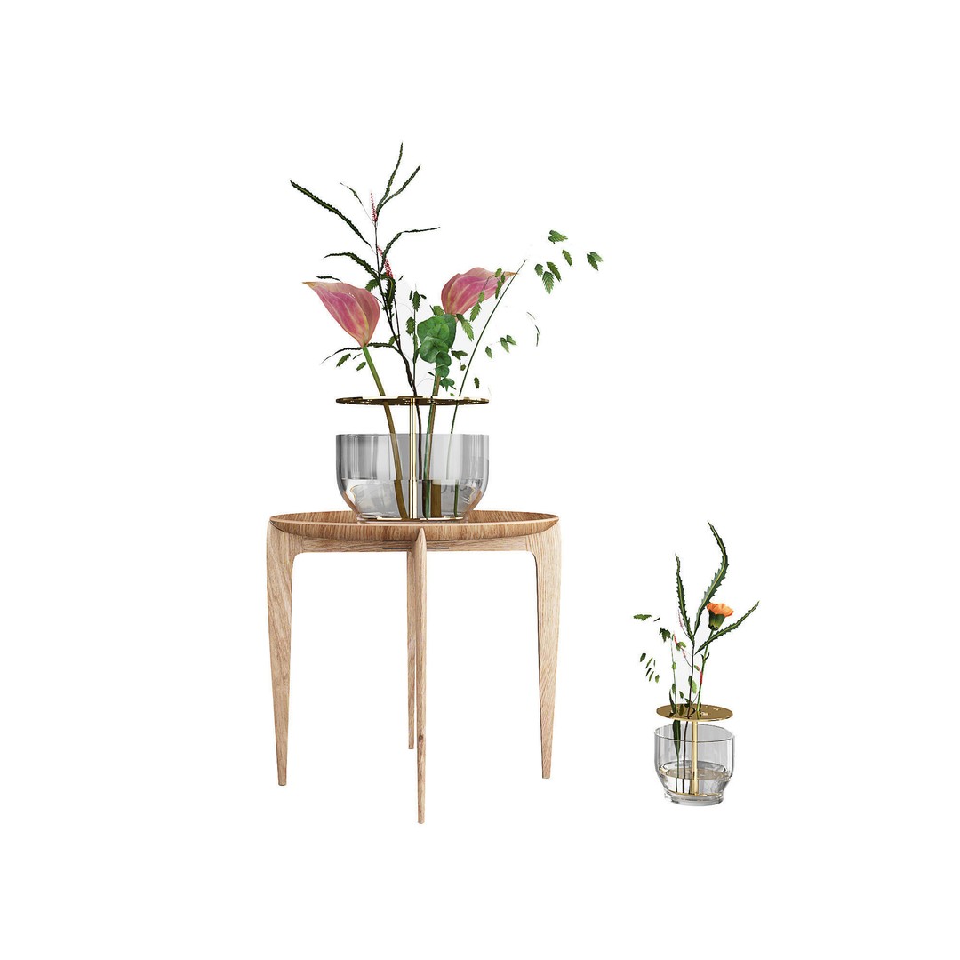 Interior Accessories 3D Model – High-Quality PBR Collection, FBX/OBJ - View 22