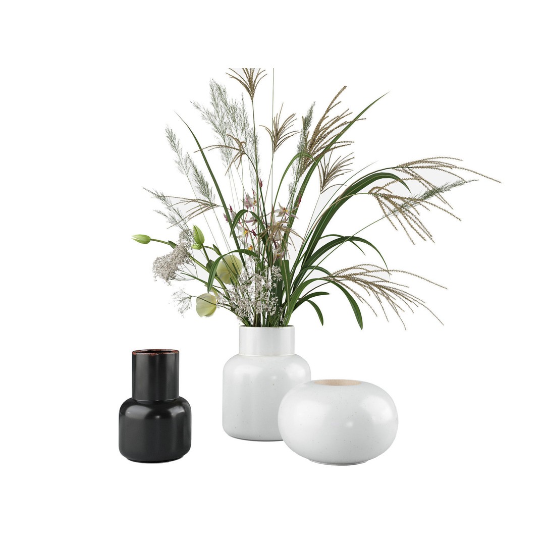 Interior Accessories 3D Model – High-Quality PBR Collection, FBX/OBJ - View 23