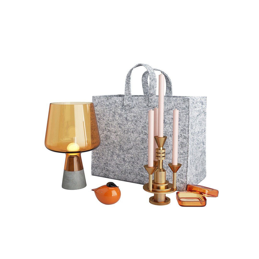 Interior Accessories 3D Model – High-Quality PBR Collection, FBX/OBJ - View 24