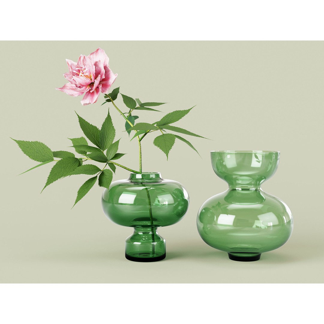 Interior Accessories 3D Model – High-Quality PBR Collection, FBX/OBJ - View 3