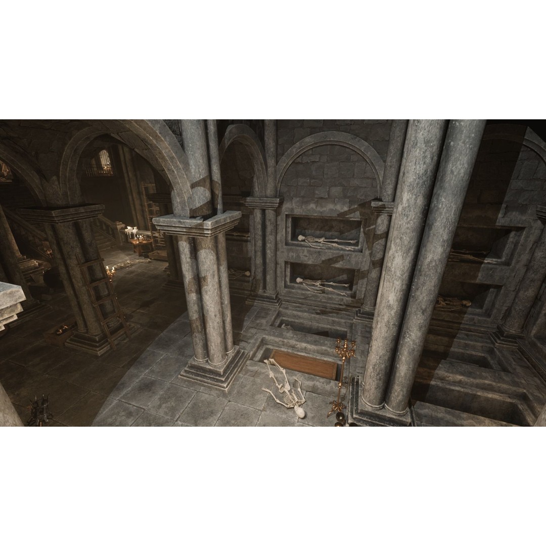 Modular Dungeon 3D Model – Low Poly Kitbash Assets, FBX & Blender - View 10