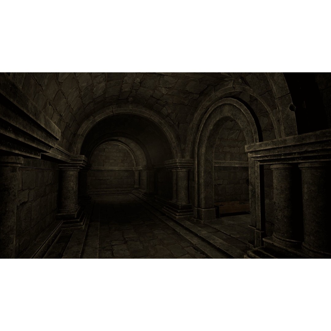 Modular Dungeon 3D Model – Low Poly Kitbash Assets, FBX & Blender - View 16