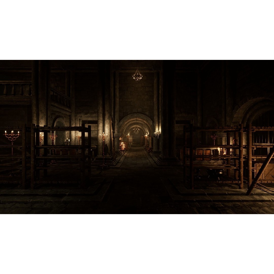 Modular Dungeon 3D Model – Low Poly Kitbash Assets, FBX & Blender - View 18