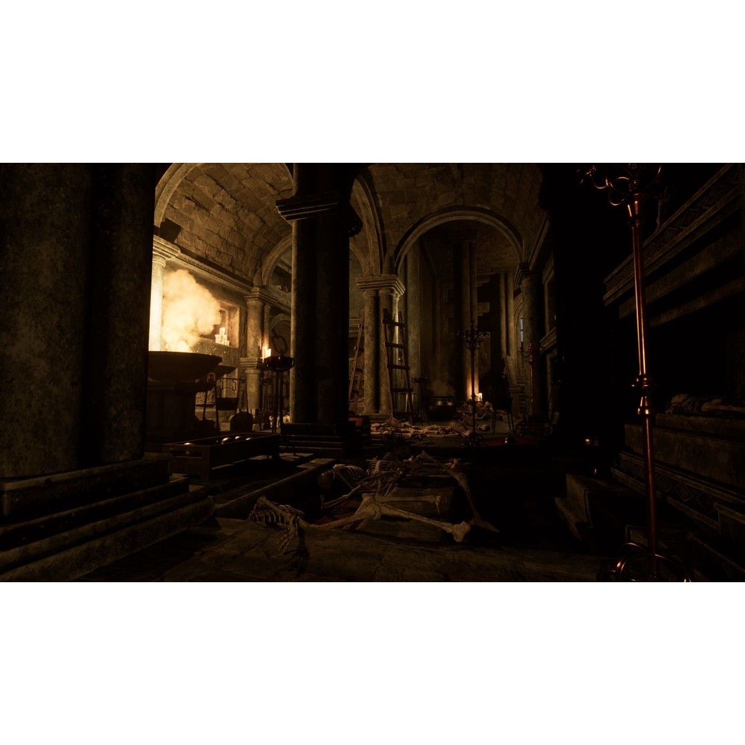 Modular Dungeon 3D Model – Low Poly Kitbash Assets, FBX & Blender - View 7