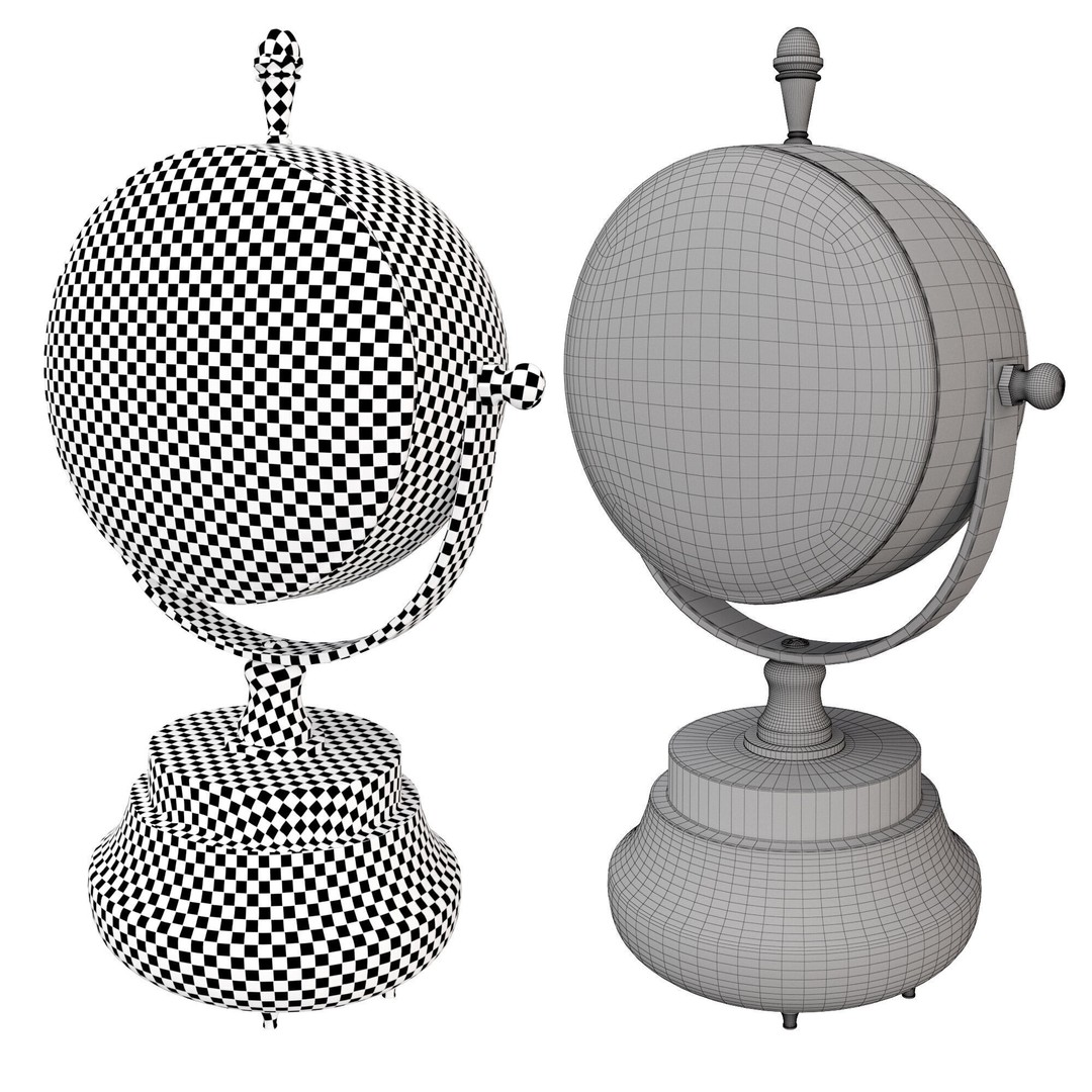 Antique Clock 3D Model – High Poly PBR Asset, FBX, OBJ - View 20