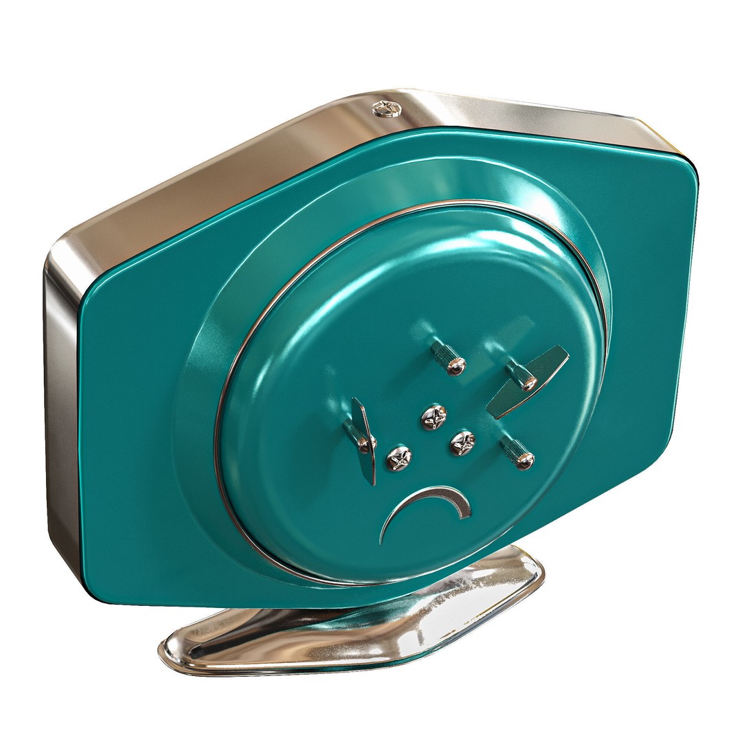 Antique Clock 3D Model – High Poly PBR Asset, FBX, OBJ - View 9