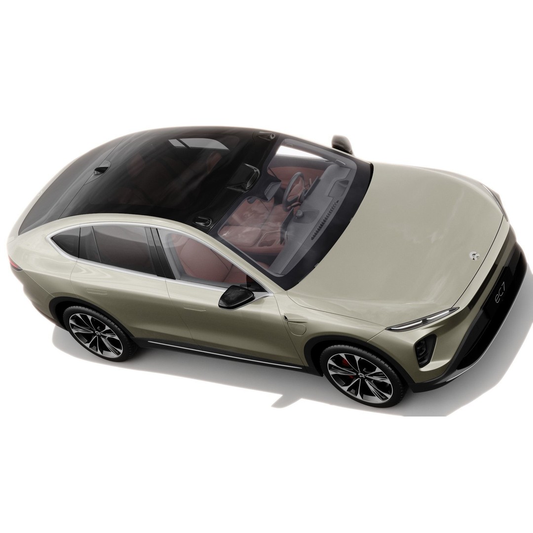 Nio EC7 2023 3D Model – Detailed SUV with Interior, FBX, OBJ - View 10