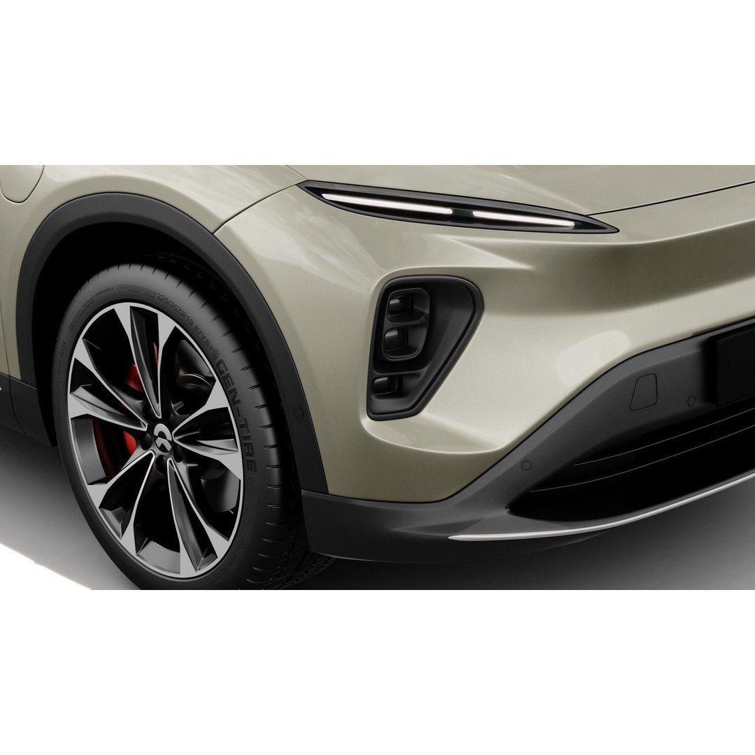 Nio EC7 2023 3D Model – Detailed SUV with Interior, FBX, OBJ - View 12