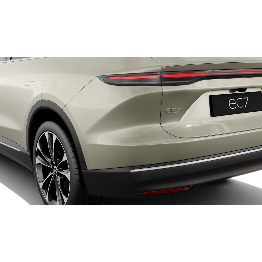 Nio EC7 2023 3D Model – Detailed SUV with Interior, FBX, OBJ - View 13