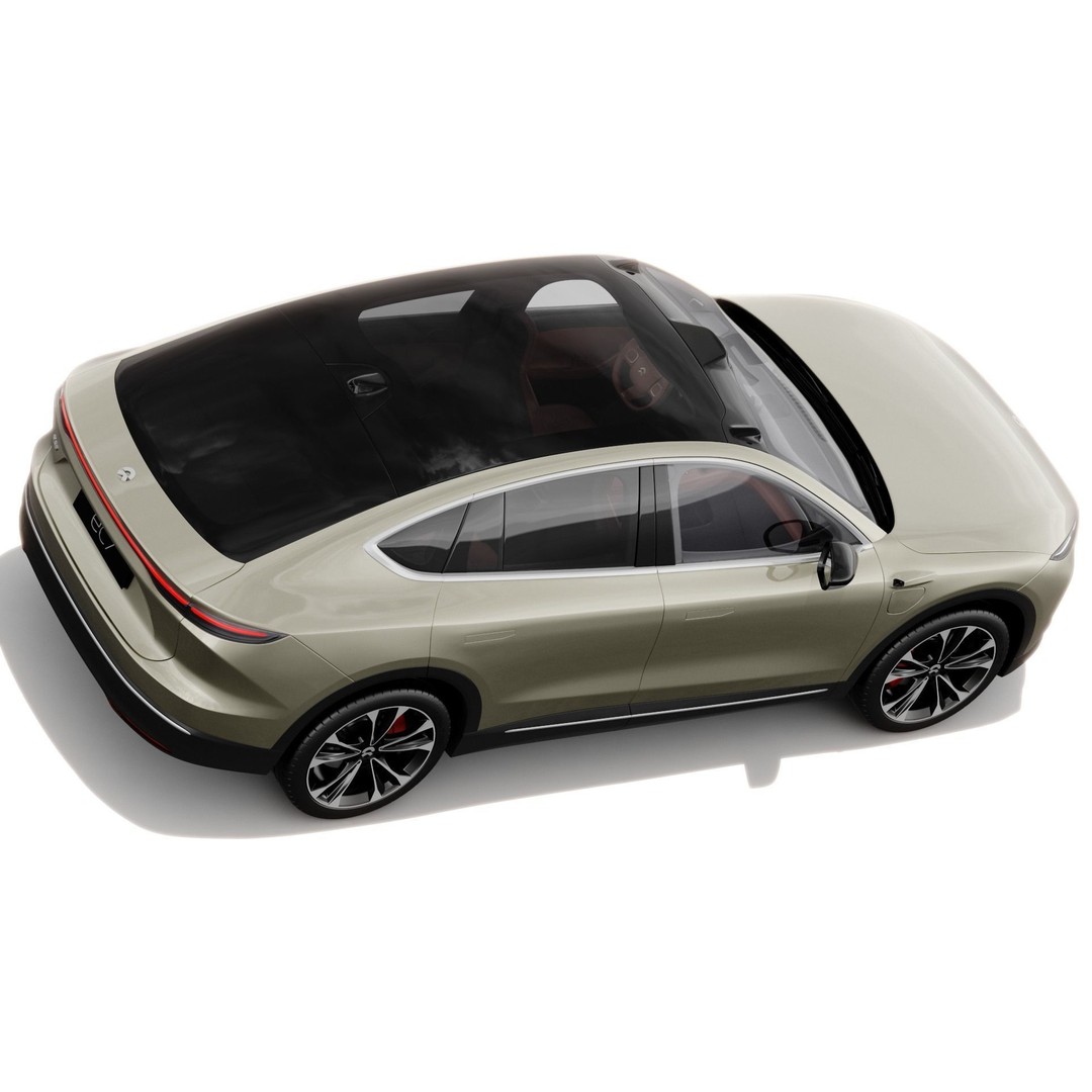 Nio EC7 2023 3D Model – Detailed SUV with Interior, FBX, OBJ - View 8