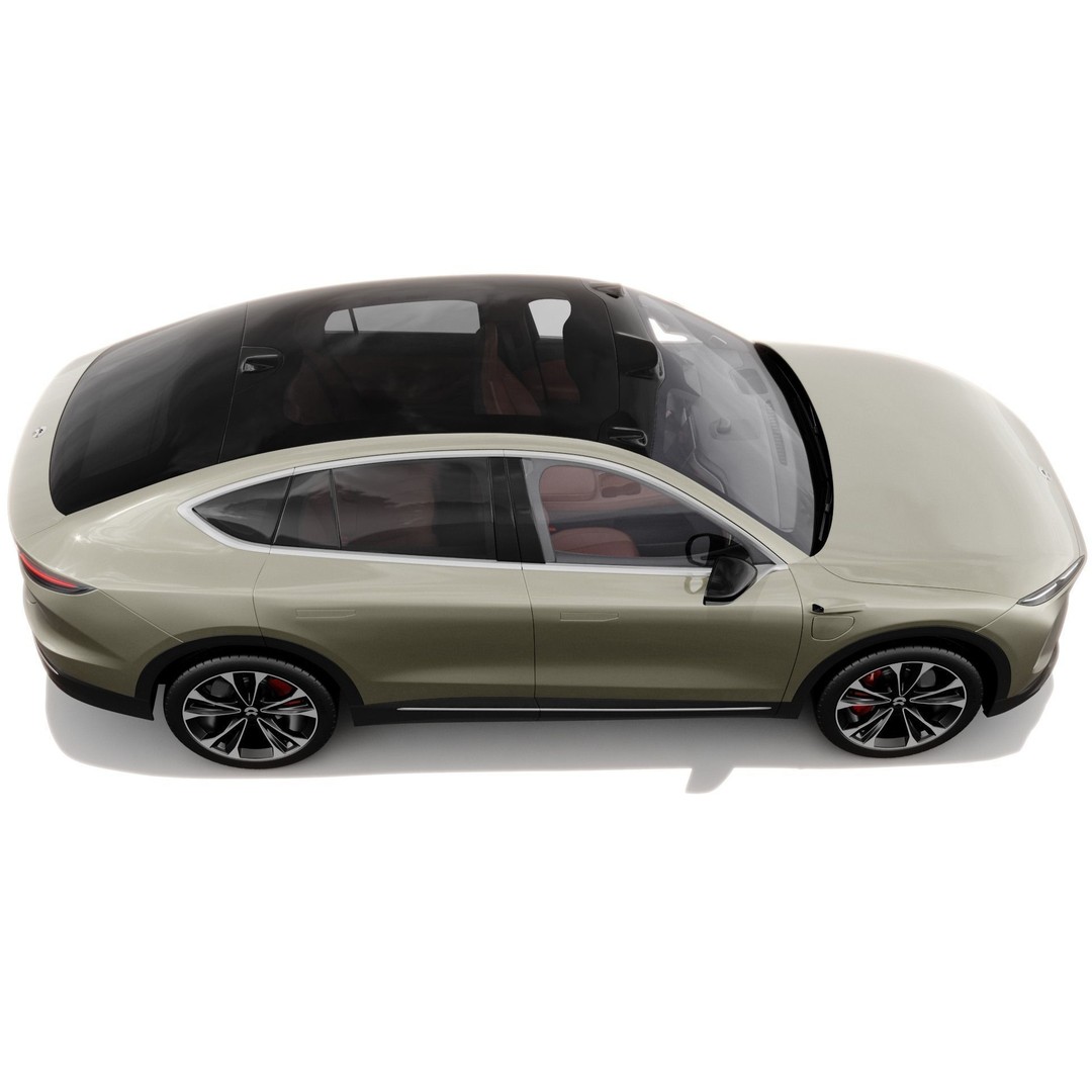 Nio EC7 2023 3D Model – Detailed SUV with Interior, FBX, OBJ - View 9