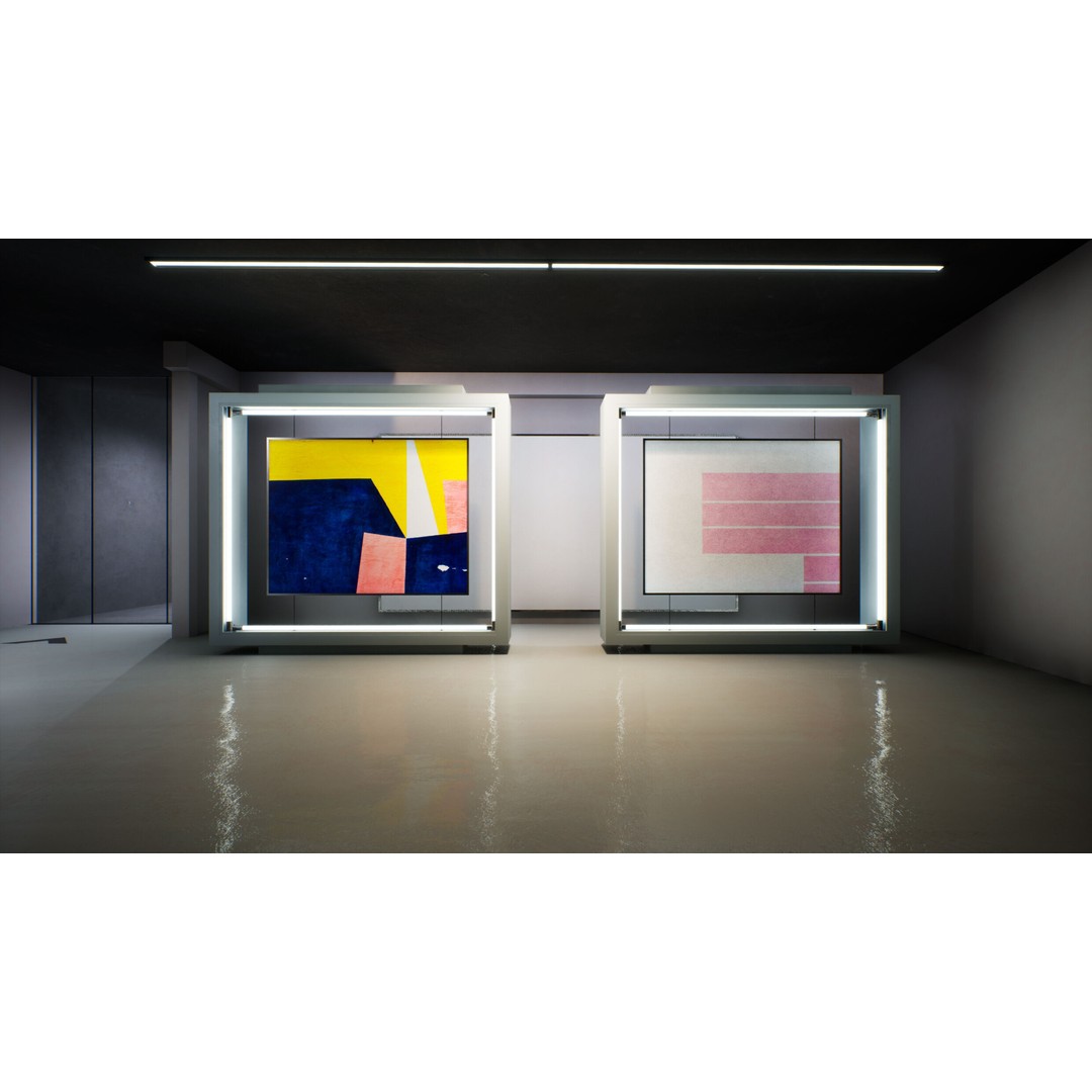 Twilight Courtyard Gallery Place 3D Model – Immersive VR Interior, Unreal Engine - View 9