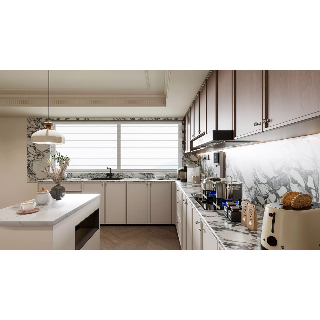 Modern Kitchen 3D Model – Photorealistic Interior Scene, Blender, FBX - View 12