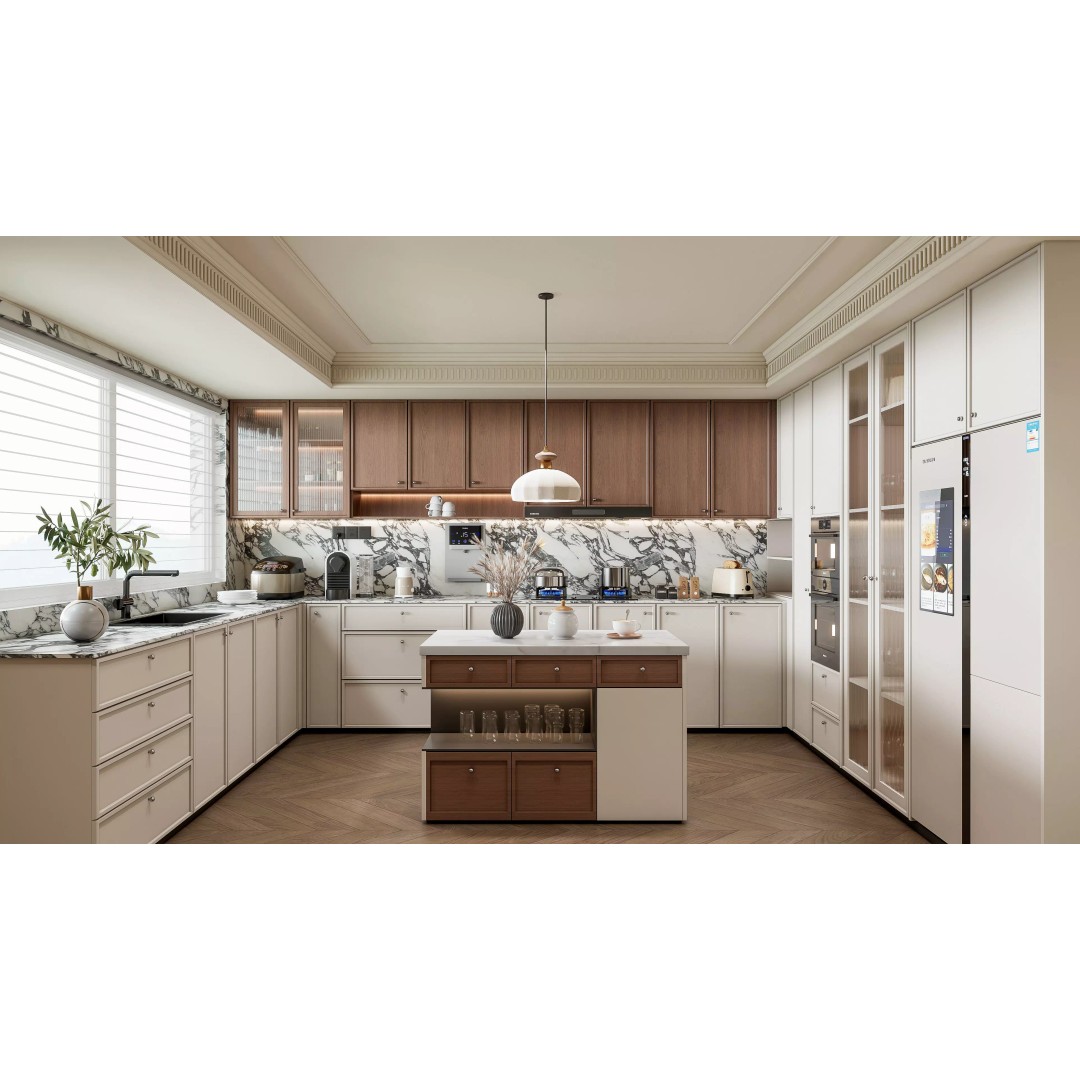 Modern Kitchen 3D Model – Photorealistic Interior Scene, Blender, FBX - View 3