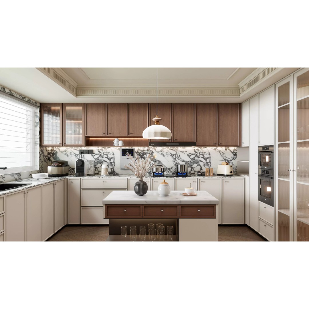 Modern Kitchen 3D Model – Photorealistic Interior Scene, Blender, FBX - View 4