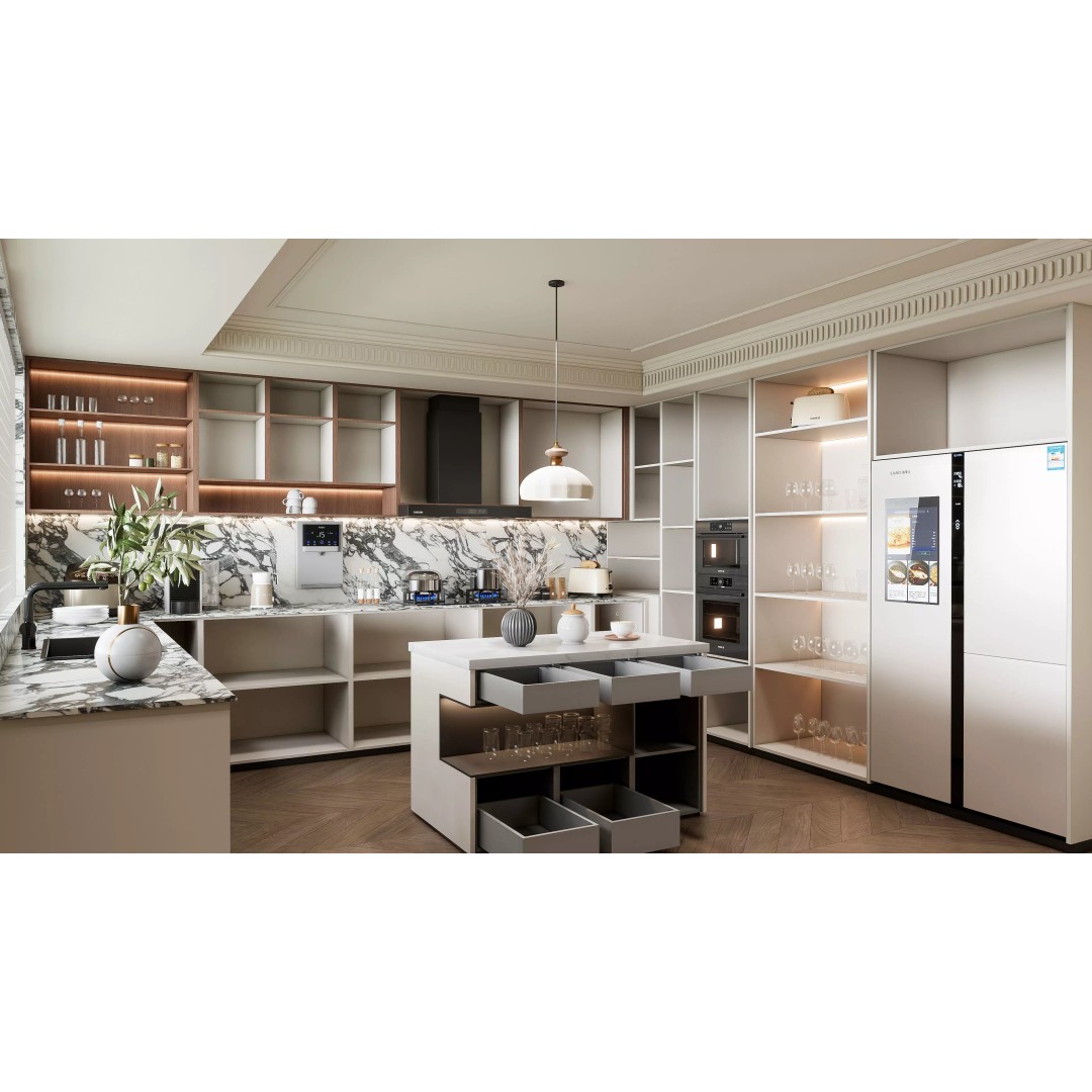 Modern Kitchen 3D Model – Photorealistic Interior Scene, Blender, FBX - View 5